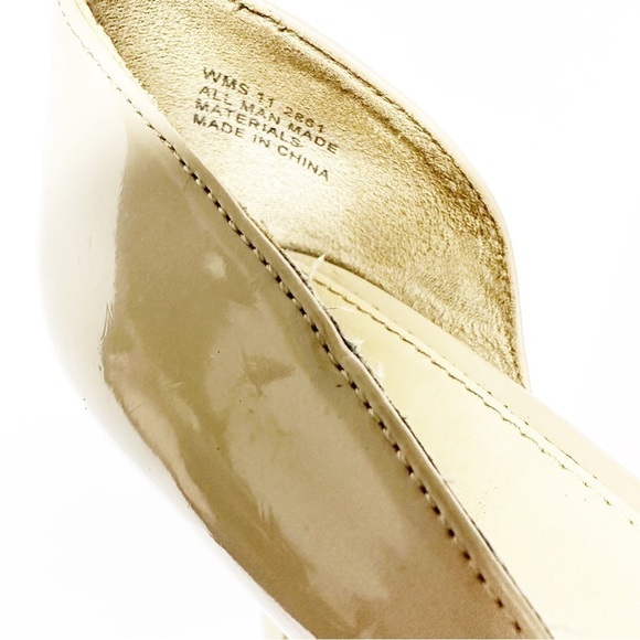 Cato Neutral Nude Cream Beige Open Toe Pumps Womens size 11 - Picture 3 of 6